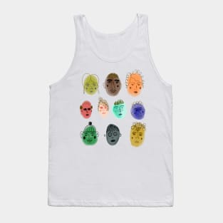 Faces Tank Top